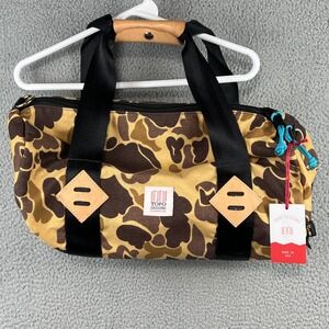 Topo Designs Classic Duffel Bag Duck Camo Cordura Made in USA NWD